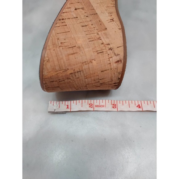 Sam Edelman Slide Wedge/Platform Tan Sandals Size 8.5M - Picture 6 of 8